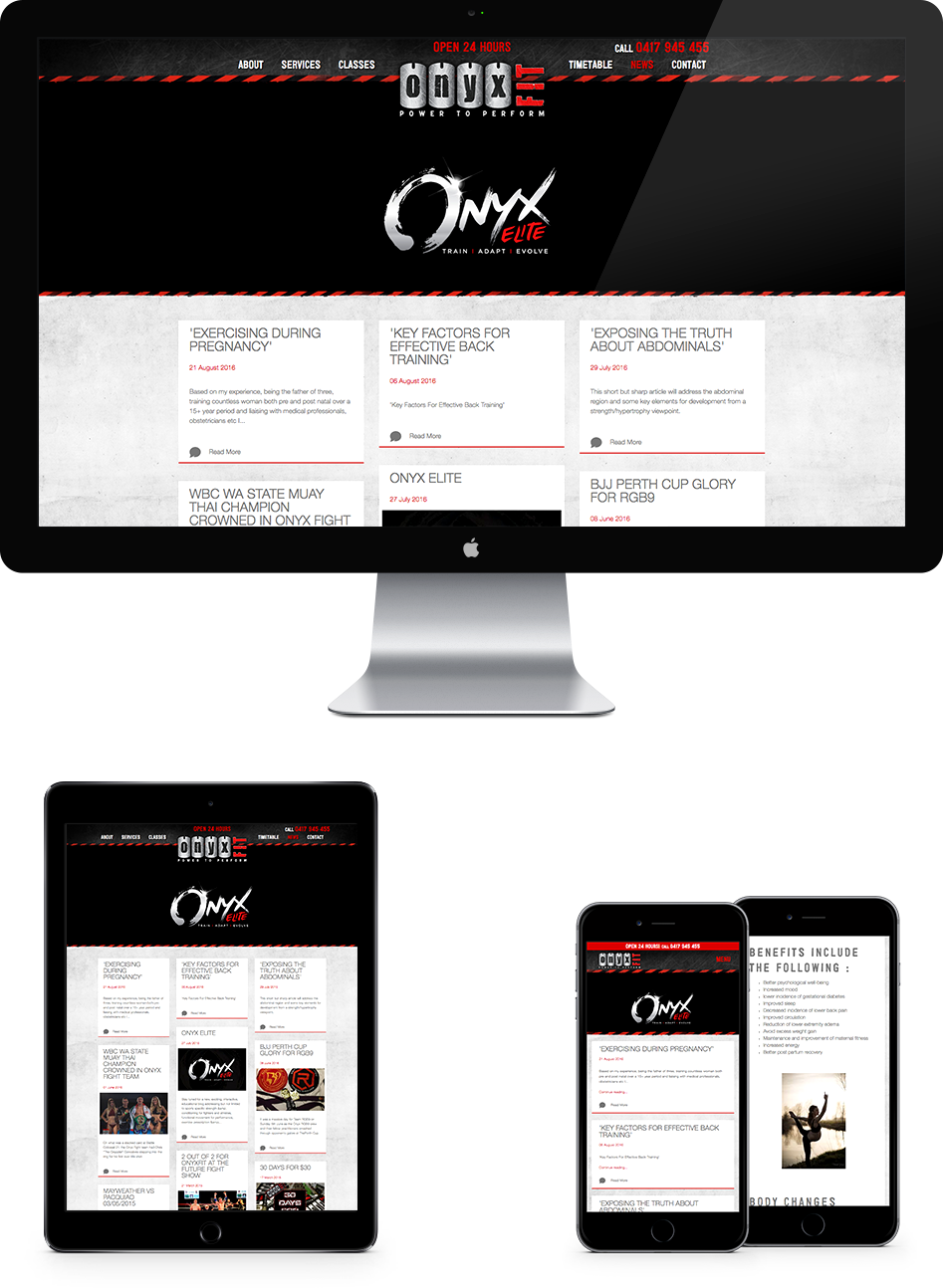 Onyxfit Website News
